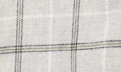 Miles Baby Kids' Plaid Flannel Button-up Shirt In Gray