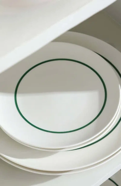 Stone Lain Luna Porcelain 12-piece Dinnerware Set In Green