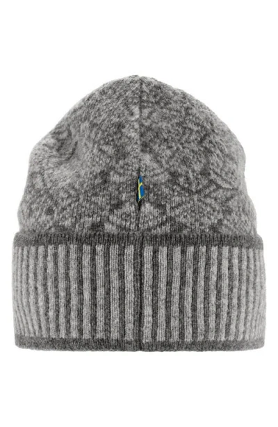 Fjall Raven Fjällräven Snow Wool Beanie In Gray