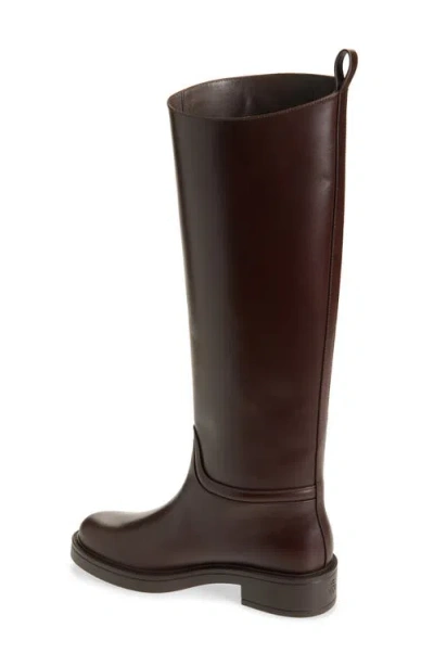 Stuart Weitzman Celia Leather Knee-high Boots In Brown