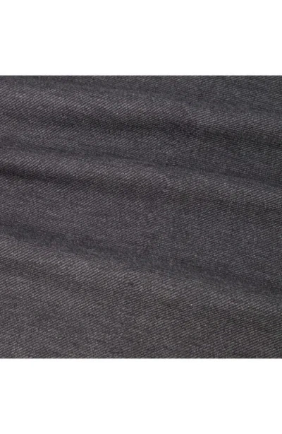 Victor Emmanuel Charcoal Grey Mélange Comfort Knit Sport Coat In Gray