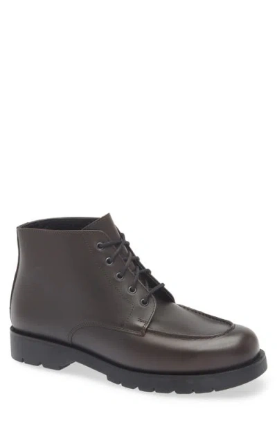 Kleman Oxal Kp Lugged Leather Boot In Brown