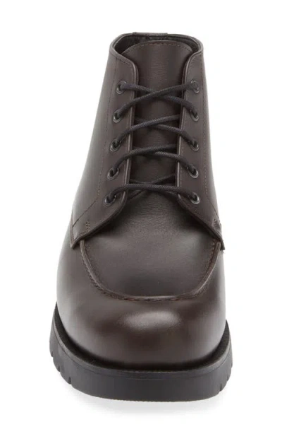 Kleman Oxal Kp Lugged Leather Boot In Brown