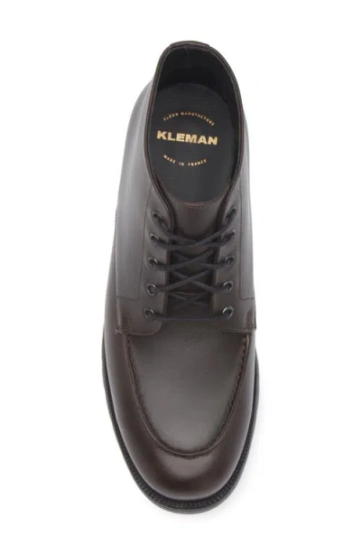 Kleman Oxal Kp Lugged Leather Boot In Brown