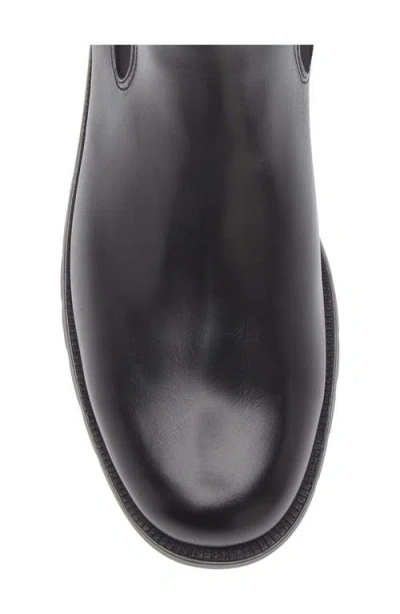 Kleman Tonnant Lugged Plain Toe Chelsea Boot In Black