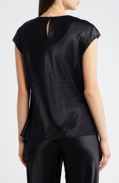 Rails Loretta Bias Cut Satin Top In Brown