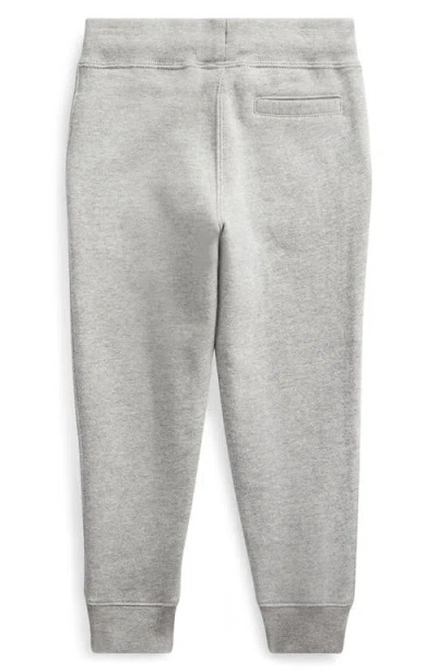 Polo Ralph Lauren Grey Cotton Track Pants In Gray