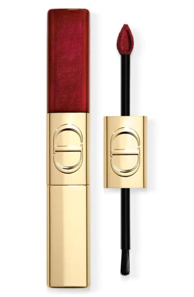 Dior Rouge Forever Limited Edition Liquid Sequin Duo Lipstick In Red