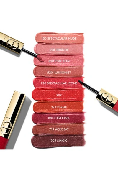 Dior Rouge Forever Limited Edition Liquid Sequin Duo Lipstick In Red