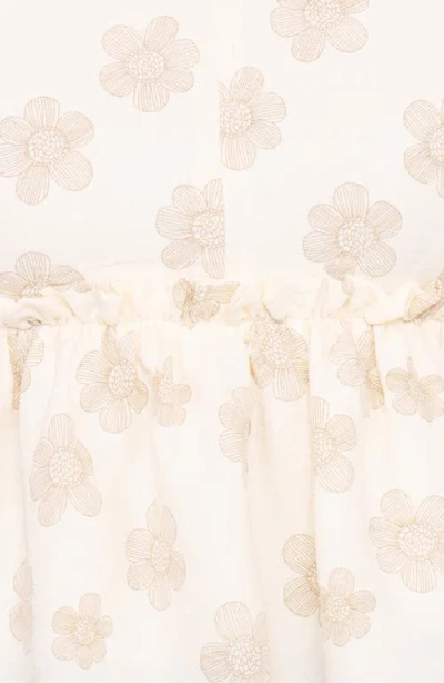 Petal And Pup Petal & Pup Cielo Floral Peplum Top In Neutral