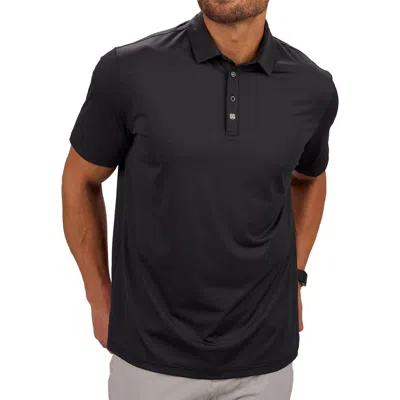 Black Clover Crockett Polo In Black