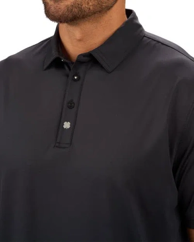 Black Clover Crockett Polo In Black