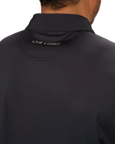Black Clover Crockett Polo In Black