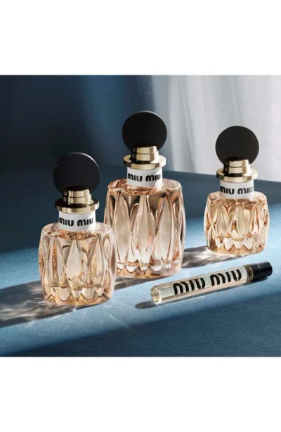 Miu Miu Miutine Eau De Parfum Perfume Gift Set In Transparent