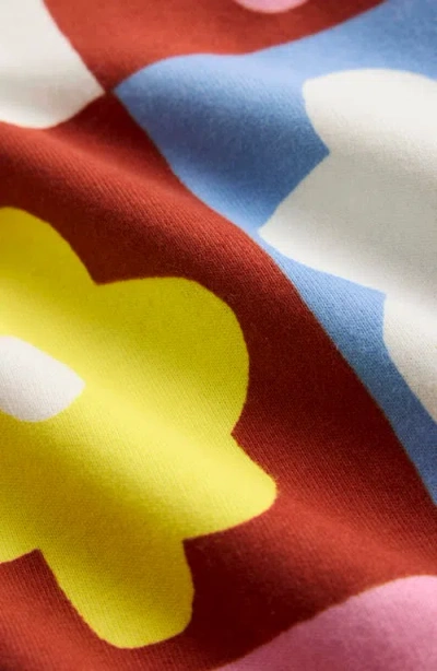 Mini Boden Kids' Long Sleeve Cotton Jersey Dress In Multi