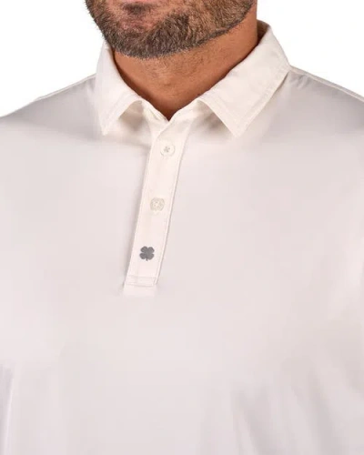 Black Clover Crockett Polo In White