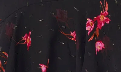 Cece Women's Tiered Ruffle Flounce Midi Skirt In Black