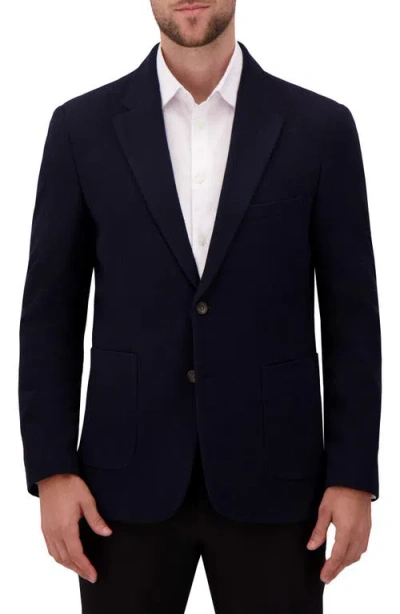 Victor Emmanuel Modern Fit Cotton Blend Piqué Sport Coat In Blue