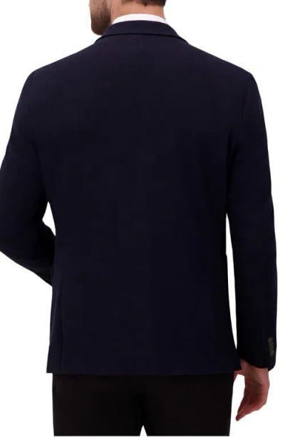 Victor Emmanuel Modern Fit Cotton Blend Piqué Sport Coat In Blue