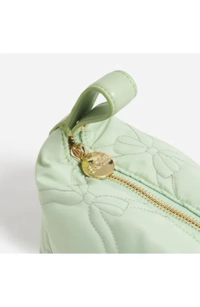 Stoney Clover Lane Top Handle Nylon Toiletry Bag In Green