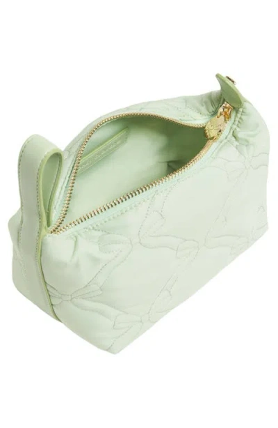 Stoney Clover Lane Top Handle Nylon Toiletry Bag In Green