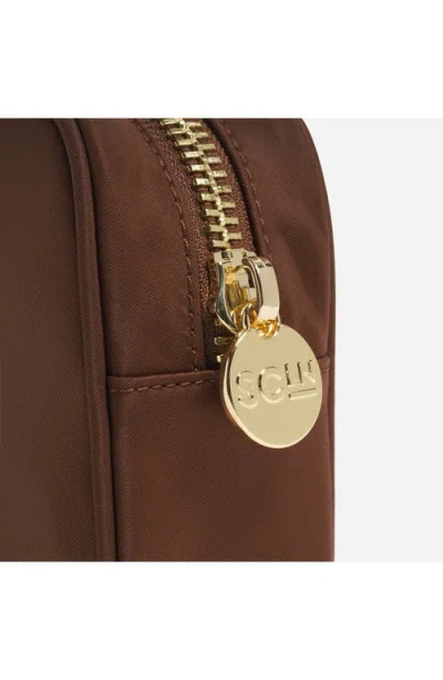 Stoney Clover Lane Classic Small Nylon Pouch In Brown