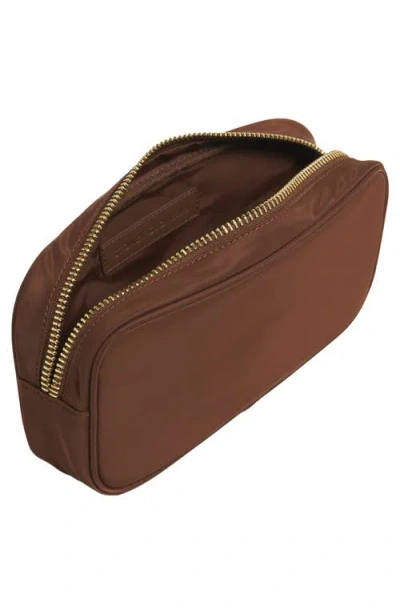 Stoney Clover Lane Classic Small Nylon Pouch In Brown