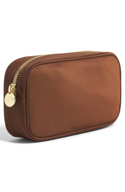Stoney Clover Lane Classic Small Nylon Pouch In Brown
