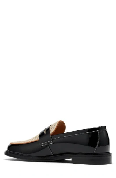 Marc Nolan Calum Mesh Penny Loafer In Multi