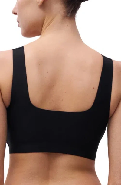 Chantelle Lingerie Softstretch Power Scoop Neck Bralette In Black