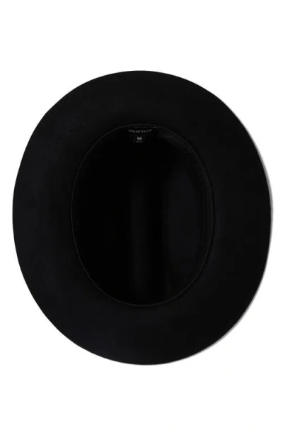 Brixton Hitch Ranch Wool Felt Fedora In Black