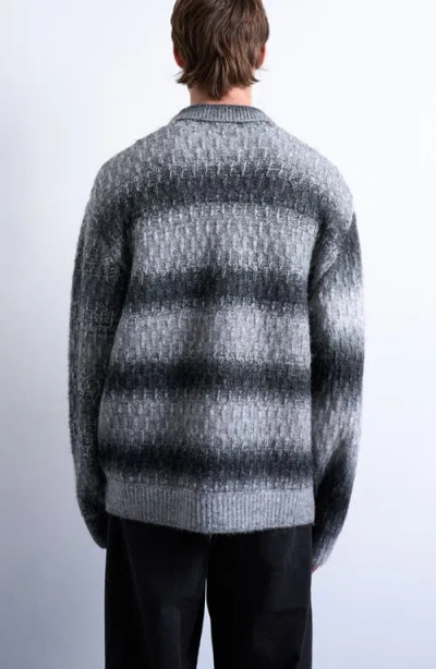 Topman Zip Front Cardigan In Gray