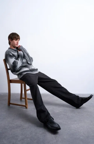 Topman Zip Front Cardigan In Gray