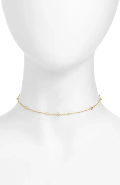 Vidakush Rain Drop Choker In Gold