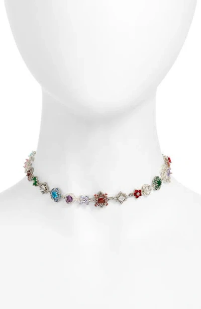 Vidakush Organized Chaos Choker In Silver