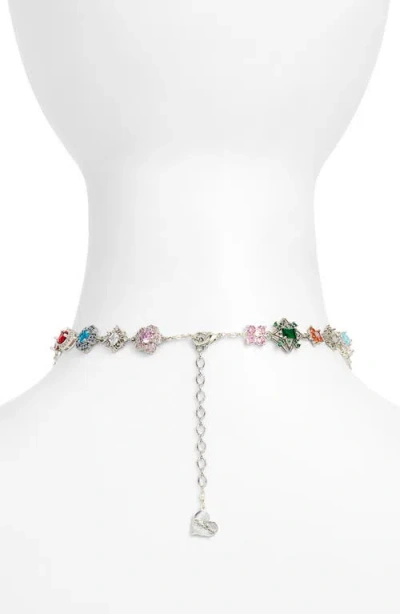 Vidakush Organized Chaos Choker In Silver