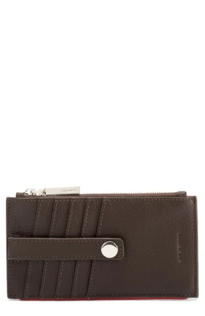 Hammitt 210 West Espresso Pebble Silver Sml In Brown