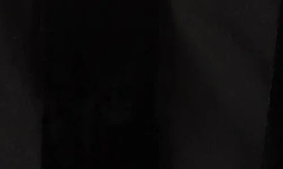 Steve Madden Luxe Prim Velvet Bow Sleeveless Peplum Top In Black