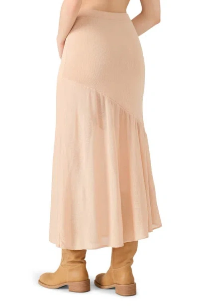 Steve Madden Women's Aneira Asymmetrical Panel Midi Skirt In Neutral