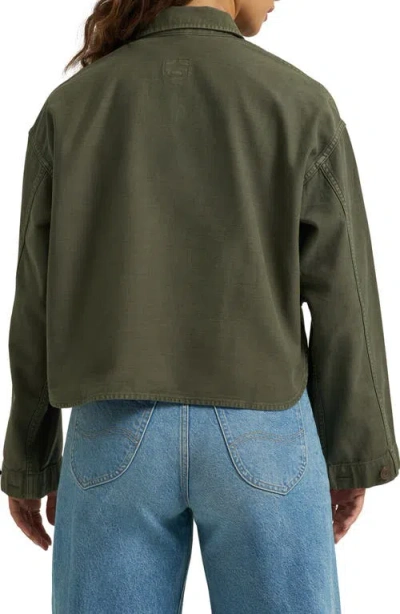 Lee Utility Overshirt In Green