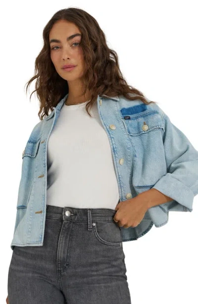 Lee Utility Overshirt In Blue