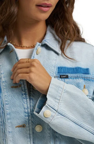 Lee Utility Overshirt In Blue