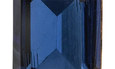 Jennifer Behr Justine Gold-plated Crystal Earrings In Blue