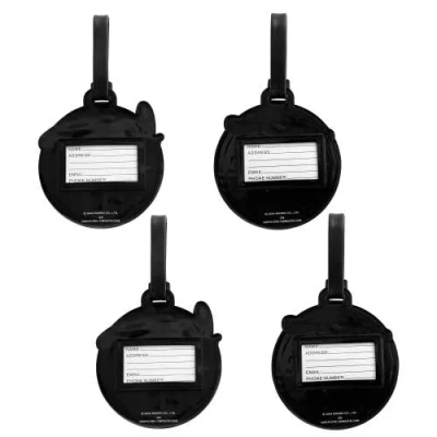 Hello Kitty Cute Luggage Tag, Set Of 4 In Gray