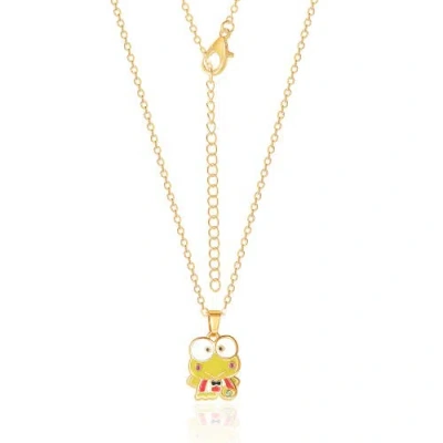 Hello Kitty Enamel Kerropi 3d Pendant, 16+ 2'' Chain In Gold