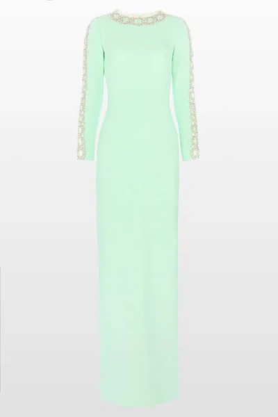 Jenny Packham Penny Gown In Green