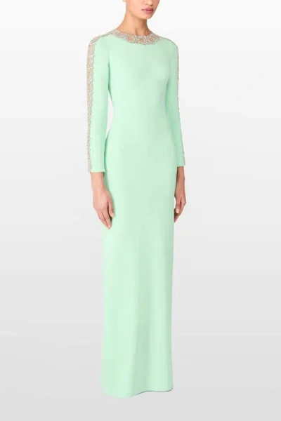 Jenny Packham Penny Gown In Green