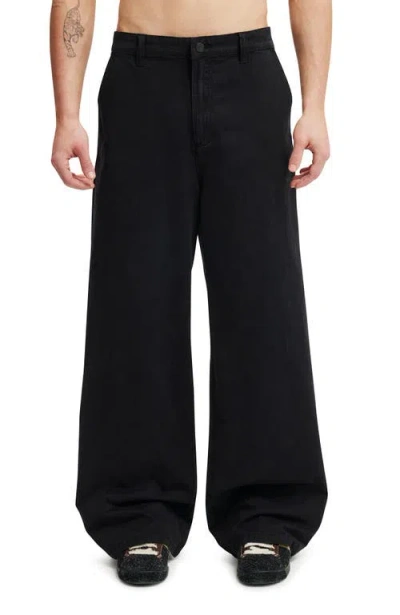 Cotton On Super Baggy Pant In Black