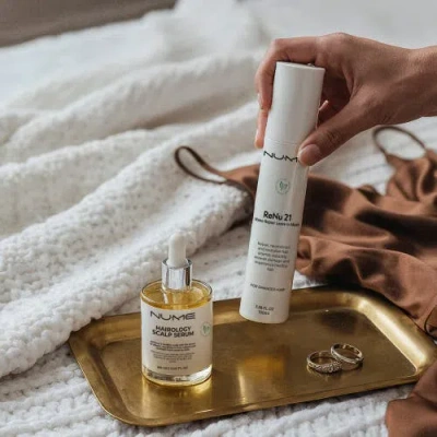 Nume Restore Scalp Serum + Leave-in Mask In White