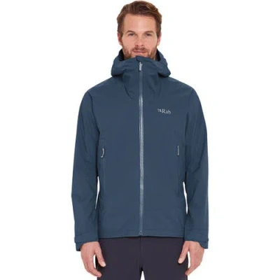 Rab Downpour Light Jacket In Blue